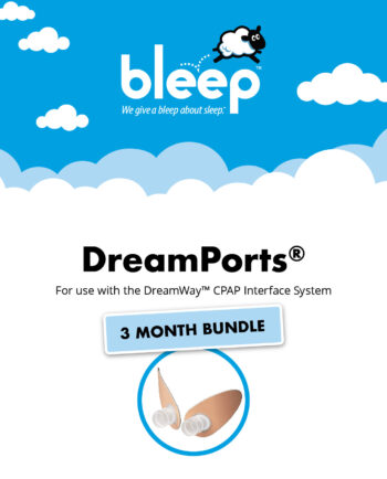 Bleep Sleep DreamPorts® 3 Month Bundle  (DreamWay Mask Not Included)